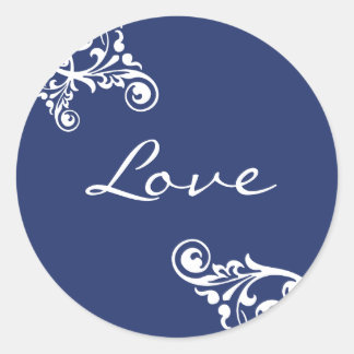Love Flourish Envelope Sticker Seal