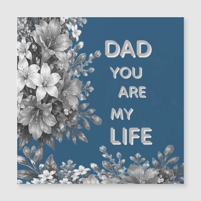 LOVE FLOWER GIFT FOR FATHER (Front)