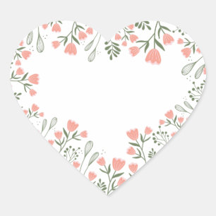 Love Flowers Heart with transparent background  He Sticker