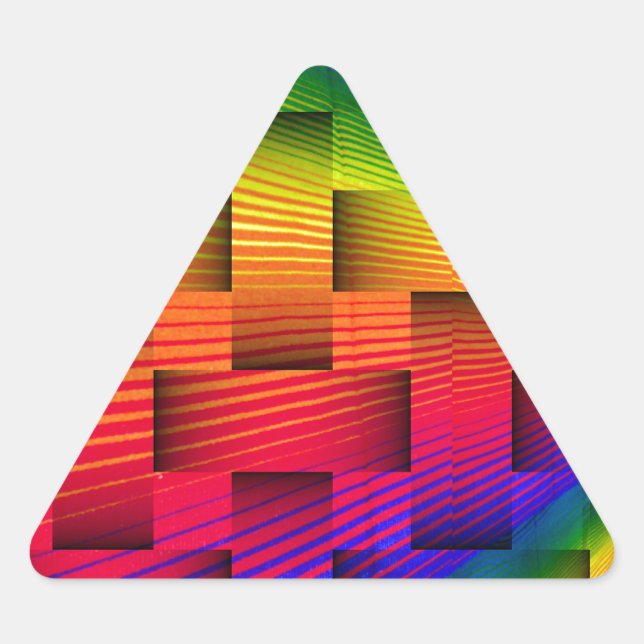 Love Flows_ Triangle Sticker (Front)