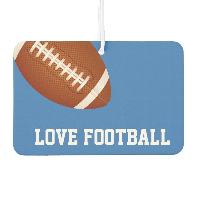 Love Football Air Freshener (Front)