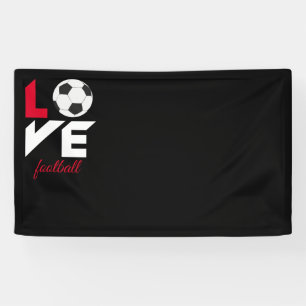 Love football banner