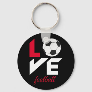 Love football key ring
