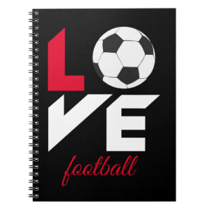 Love football notebook