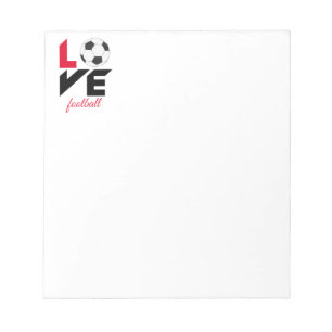 Love football notepad