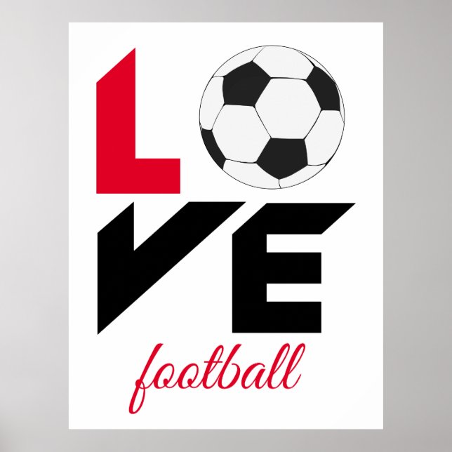 Love football poster (Front)