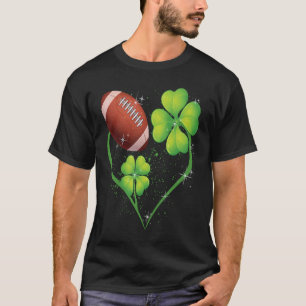 Love Football Shamrock C Saint Patrick's Day Men B T-Shirt
