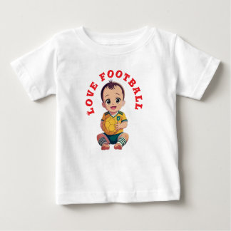 Love football T-Shirt Baby Bodysuit