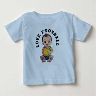 Love football T-Shirt Baby Bodysuit