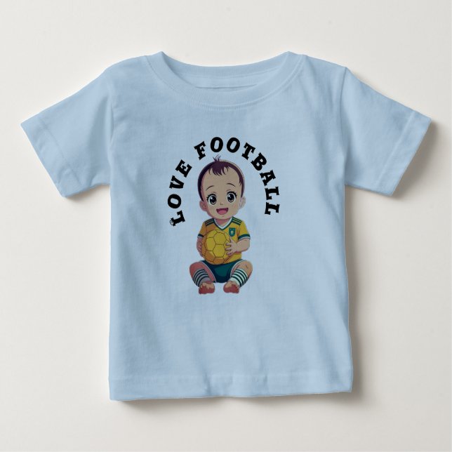 Love football T-Shirt Baby Bodysuit (Front)