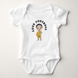 Love football T-Shirt Baby Bodysuit