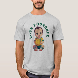 Love football T-Shirt Baby Bodysuit