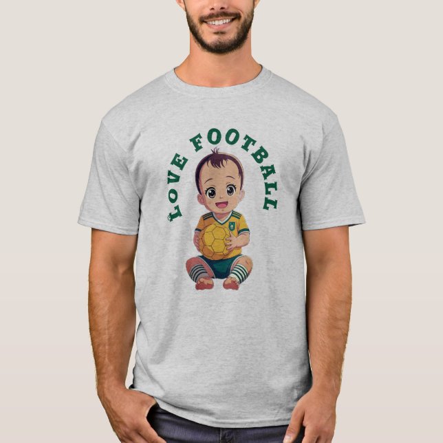 Love football T-Shirt Baby Bodysuit (Front)