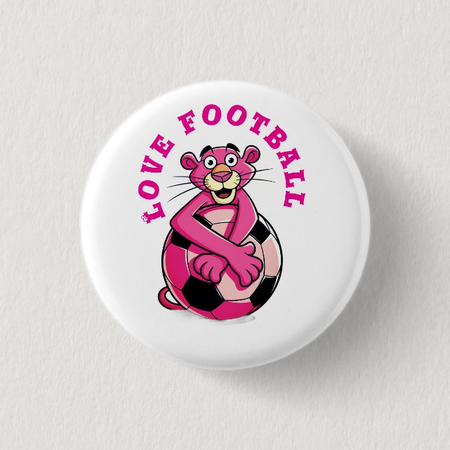 Love football T-Shirt Baby Bodysuit 3 Cm Round Badge (Front)