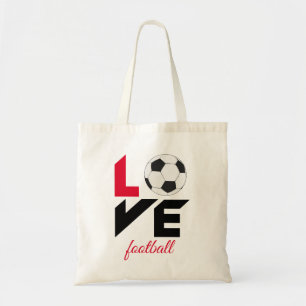 Love football tote bag