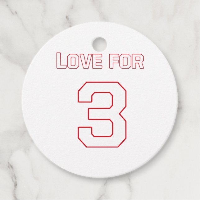 LOVE FOR 3 FAVOUR TAGS (Front)