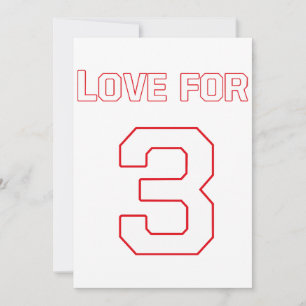 LOVE FOR 3 INVITATION