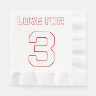 LOVE FOR 3 NAPKIN