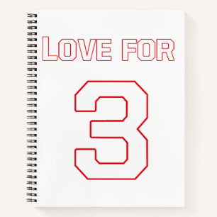 LOVE FOR 3 NOTEBOOK