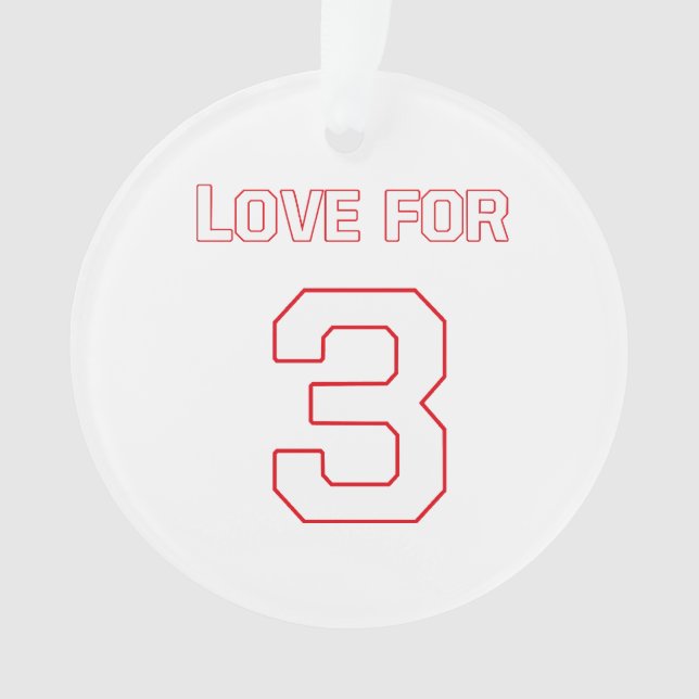 LOVE FOR 3 ORNAMENT (Front)