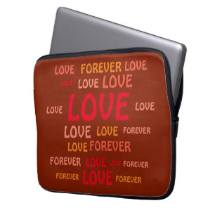 LOVE FOR BOYFRIEND, GIRLFRIEND, HUSBAND, WIFE GIFT LAPTOP SLEEVE