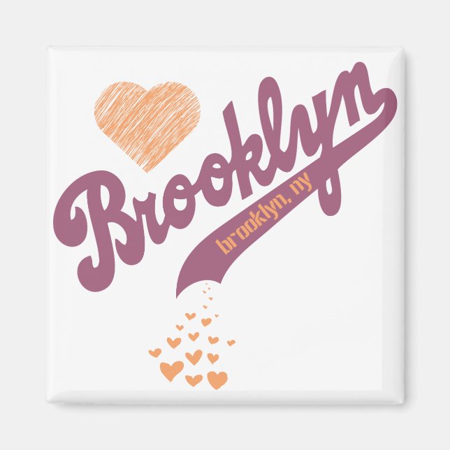 Love For Brooklyn Magnet (Front)