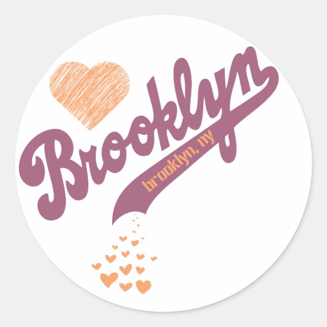 Love For Brooklyn Sticker (Front)