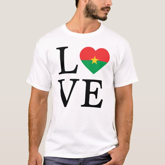 Love for Burkina Faso T-Shirt (Front)