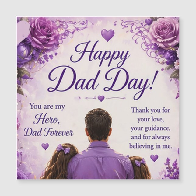 LOVE FOR DAD FROM DAUGHTERS (Front)