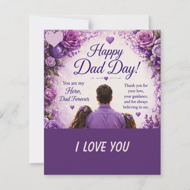 LOVE FOR DAD FROM DAUGHTERS (Front)