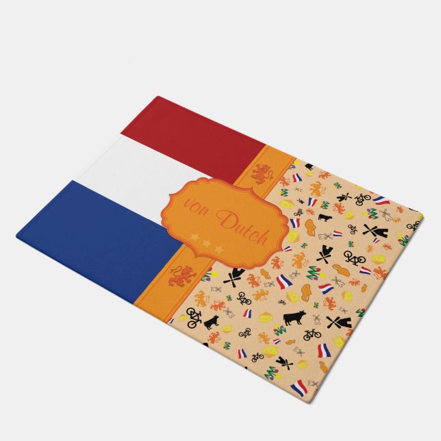 Love for Holland Doormat (Angled)