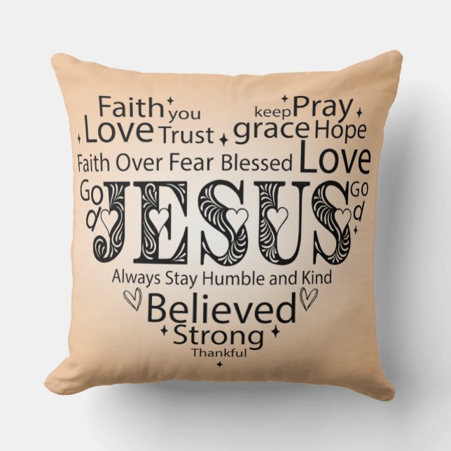 Love for Jesus Cushion (Front)