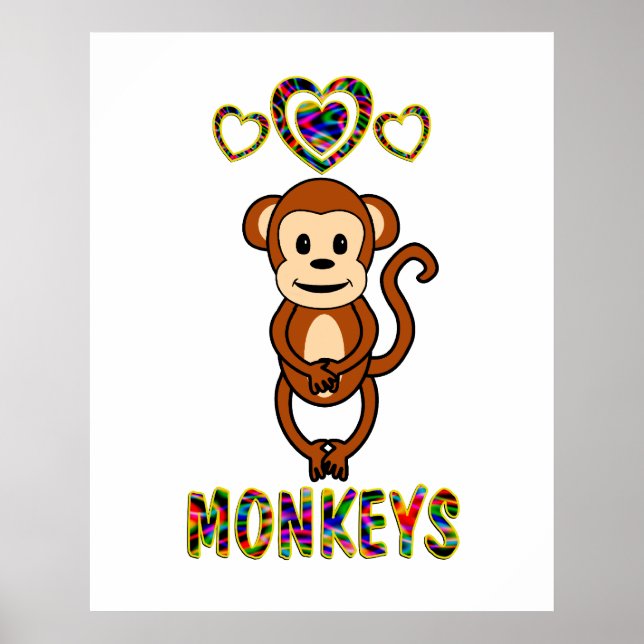 Love for Monkeys Poster (Front)