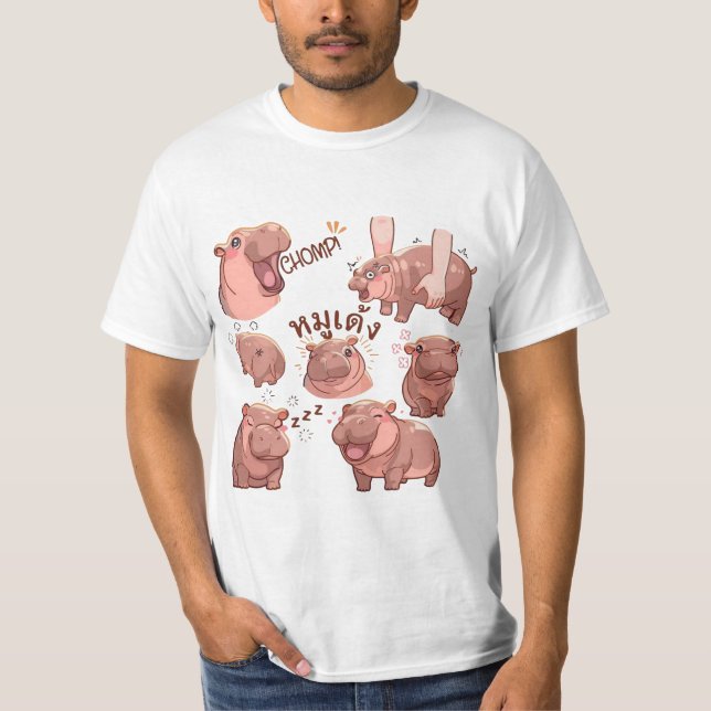 Love for Moo Deng T-Shirt (Front)