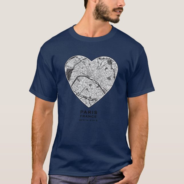 Love for Paris girl T-Shirt (Front)