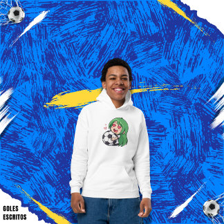 Love for soccer kawaii anime design