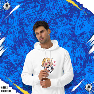 Love for soccer kawaii anime design hoodie