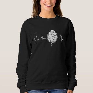 Love For The Funfair Cotton Candy Heartbeat Sweatshirt