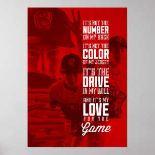 Love for the Game Poster with Your Image