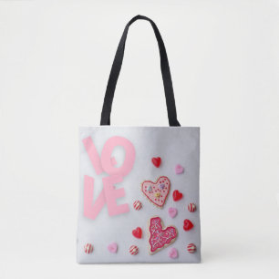 Love for Valentine's Day 1 - Vivid Colour Tote Bag