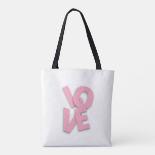 Love for Valentine's Day - Wooden Image Tote Bag