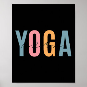 Love For Yoga. Being A Yoga Mama Poster