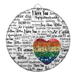 Love foreign languages dartboard