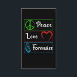 Love Forensic Science DNA Investigator Business Card<br><div class="desc">Love Forensic Science DNA Investigator. Forensic Science Criminology Investigator.</div>