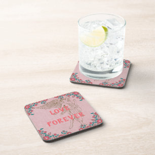 Love Forever Beverage Coaster