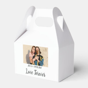 Love Forever LGbtq couple pride add photo name sim Favour Box
