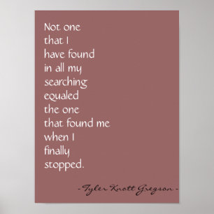 "Love found me" Print
