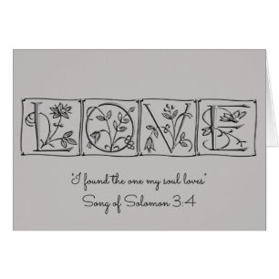 Love~Found the one my Soul Loves~Scripture~Wedding