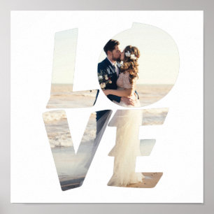 Love frame  cute couple/lovers romantic poster