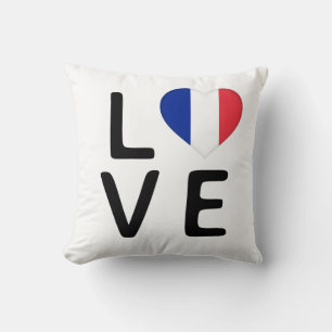 Love - France Flag Cushion